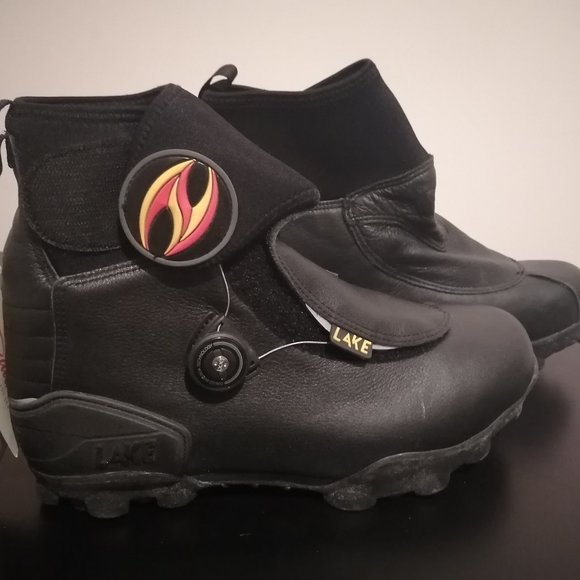 Lake Pittard Leather Cycling boots, NWT - Picture 1 of 2